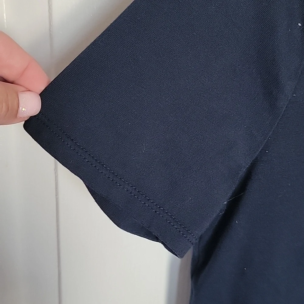 Abercrombie Kids, boys short sleeved blue shirt, 11/12.